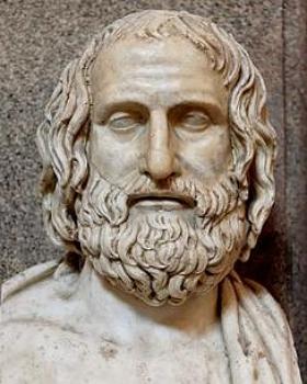 Busto do poeta e dramaturgo grego Eurípedes