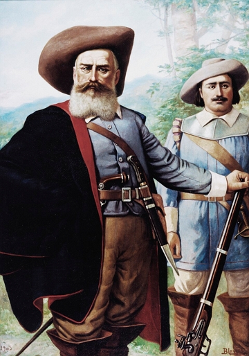 O bandeirante Fern&atilde;o Dias Paes Leme