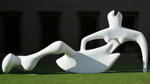 Figura reclinada, escultura de Henry Moore