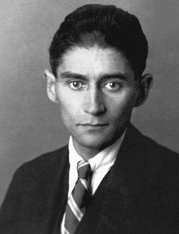 Foto do rosto de  Franz Kafka