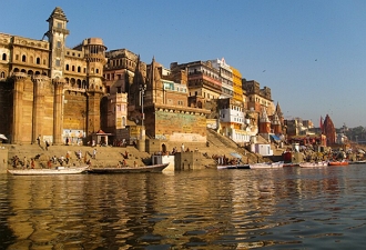 Foto do rio Ganges na &Iacute;ndia
