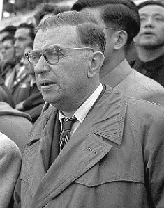 Foto do fil&oacute;sofo Sartre