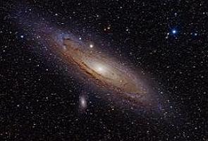 Imagem da galáxia de Andrômeda