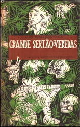 Capa da 1ª edição de Grande Sertão: Veredas de Guimarães Rosa