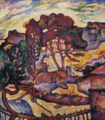 As Grandes &Aacute;rvores, obra do fauvismo de Georges Braque