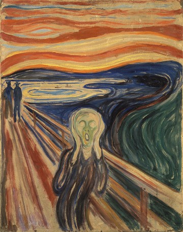 O Grito de Edvard Munch, obra do expressionismo