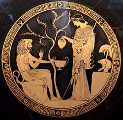 Mitologia Grega, o herói Hércules e a deusa Atenas