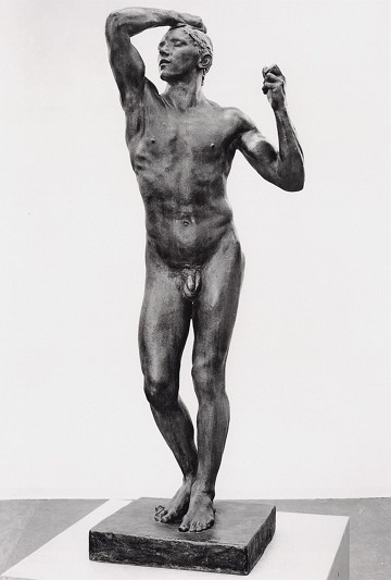 Escultura a Idade do Bronze de Rodin