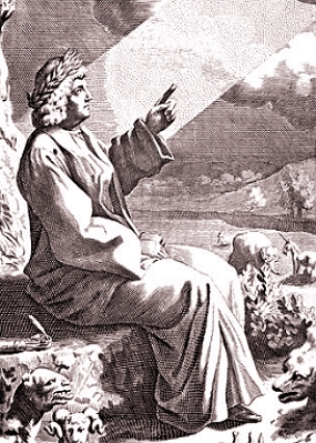 Ilustra&ccedil;&atilde;o do fil&oacute;sofo e poeta romano Lucr&eacute;cio.