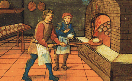 Produção de pão na Idade Média