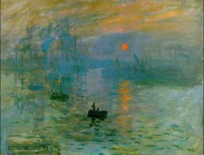 Impressão, nascer do Sol, obra de Monet