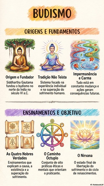 Infogr&aacute;fico sobre o budismo