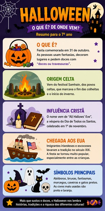Infogr&aacute;fico sobre o Halloween