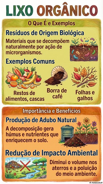 Infogr&aacute;fico sobre Lixo Org&acirc;nico