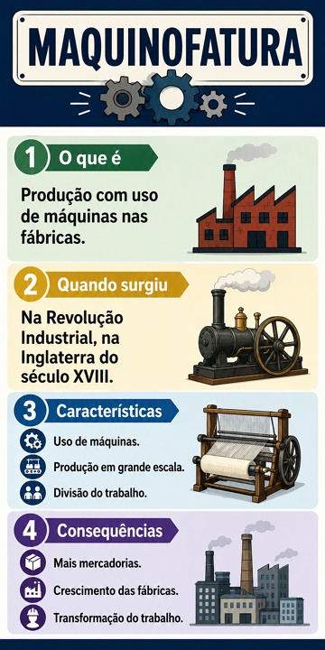 Infogr&aacute;fico sobre maquinofatura