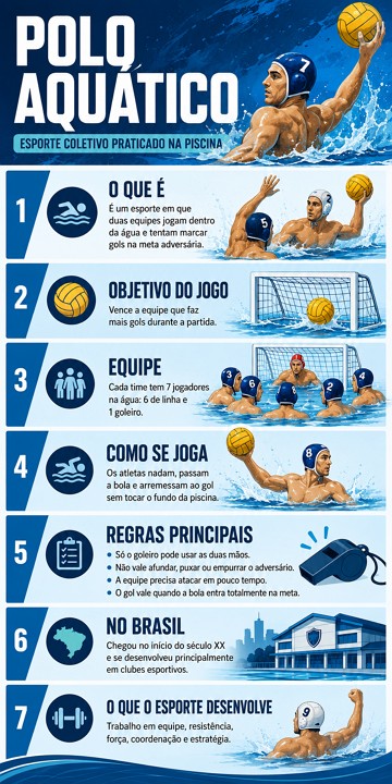 Infogr&aacute;fico com o essencial sobre o polo aqu&aacute;tico