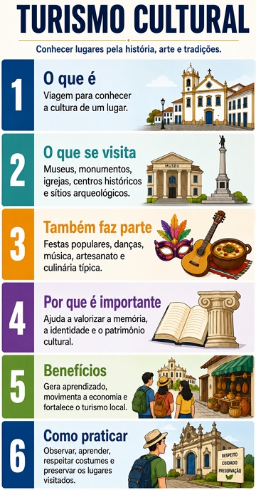 Infogr&aacute;fico sobre o Turismo Cultural