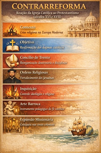 Infogr&aacute;fico da Contrarreforma