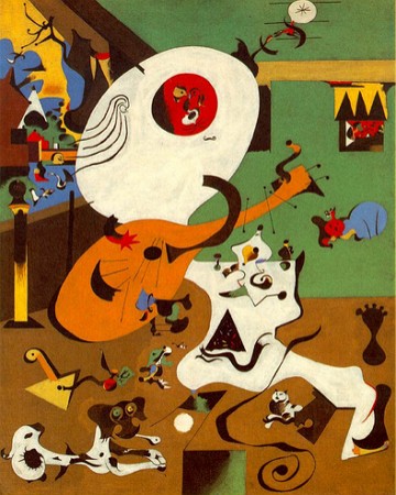 Interior Holand&ecirc;s I, pintura de Mir&oacute;
