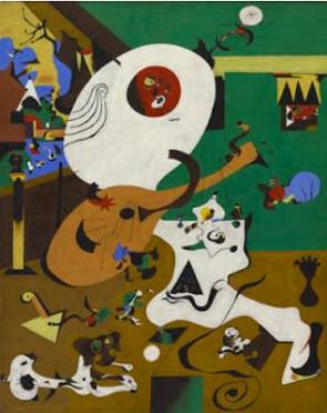 Interior Holandês I, pintura de Miró