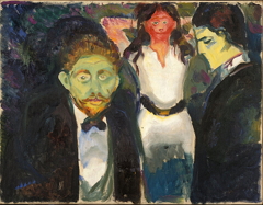Inveja, pintura de Edvard Munch