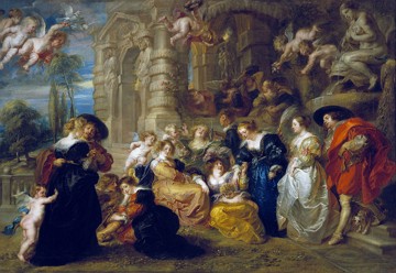 O jardim do amor, pintura de Rubens