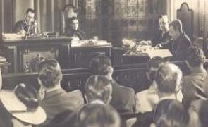 Foto do julgamento dos líderes da Intentona Comunista