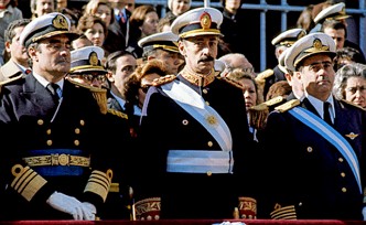 Foto da Junta militar Argentina