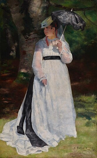 Lise com sombrinha, obra de Auguste Renoir