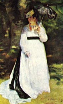 Lise com sombrinha, obra de Auguste Renoir