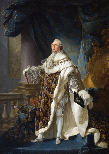 Retrato do rei Luis XVI da Fran&ccedil;a