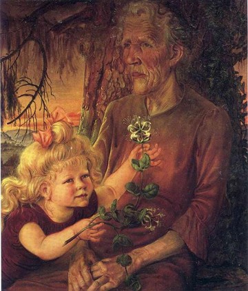 M&atilde;e e Eva, obra de Otto Dix
