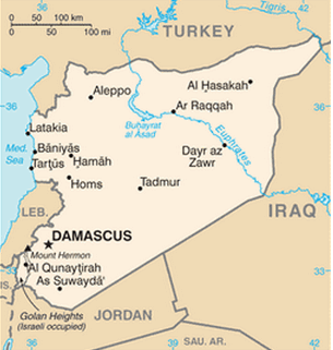   Mapa da Síria
