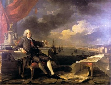 Retrato do Marques de Pombal numa obra de Louis-Michel van Loo