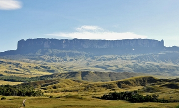 Foto do Monte Roraima no Escudo das Guianas