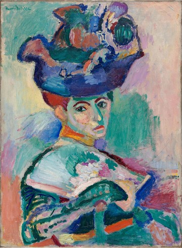 Mulher com Chap&eacute;u, obra de Matisse