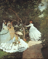 Mulheres no jardim, obra de Claude Monet