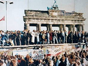 Queda do Muro de Berlim em 1989