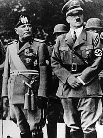 Mussolini e Hitler na Segunda Guerra Mundial