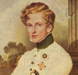 Retrato de Napoleão II, filho de Napoleão Bonaparte
