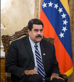Foto do presidente venezuelano Nicolás Maduro