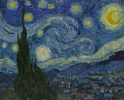 A noite estrelada de Van Gogh