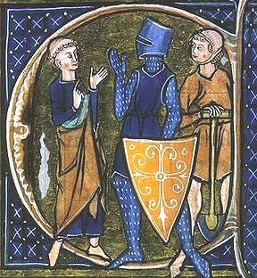 Pintura mostrando as três camadas da Idade Média