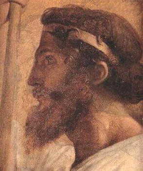 Pintura de Pisístrato, tirano da Grécia Antiga