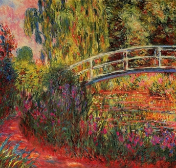 Pintura Ponte Japonesa de Monet