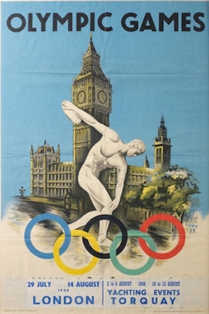 Poster dos Jogos Olímpicos de Londres de 1948