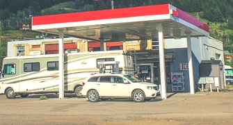 Foto de um Posto de Gasolina nos Estados Unidos