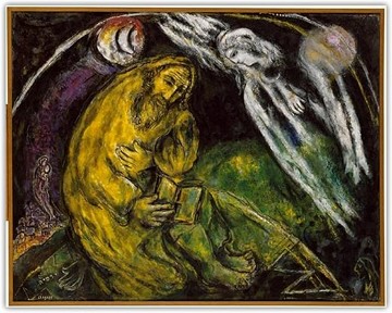 O Profeta Jeremias, obra de Marc Chagall