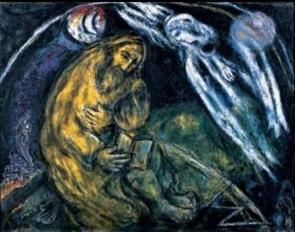 O Profeta Jeremias, obra de Marc Chagall