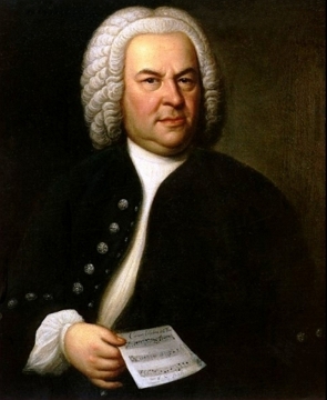 Retrato pintado de Johann Sebastian Bach